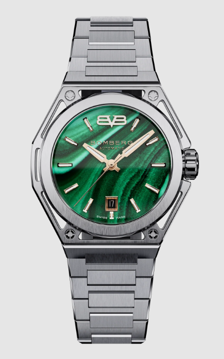 Review Bomberg edge malachite gold B7742ASS.07-10.12 Watch